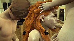 Aloy deepthroats perfect ass!