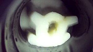 Wow, check inside my fleshlight with messy creampie!