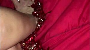 Winter Costume Play with Big Tits Side and Doggy Action