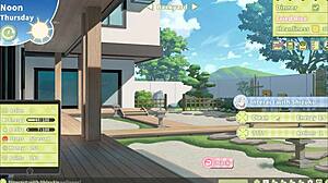 Summer Clover Harem Hentai Game Ep 4 Caught Boss Masturbating to Giant Cock!