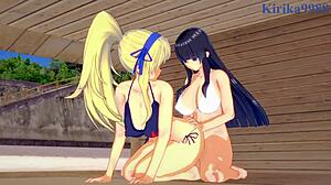 Ikaruga and Katsuragi Bunny Girl Have Wild Futanari Sex!
