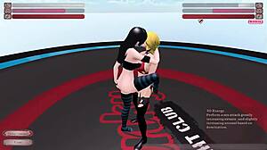 Kinky Fight Club: Tiffany Ambrosia Battles Julia