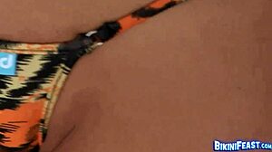 Randy Moore Teases In Bikini During Outdoor Solo Play