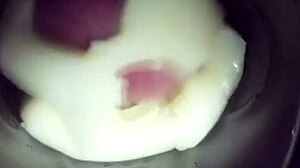 Wow, check inside my fleshlight with messy creampie!