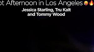 Jessica Starling And Tru Kait Threesome In La