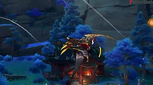 chiori gives amazing blowjob sex in genshin impact pov