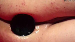 elly GETS ANAL FUCKED from BEHIND with DILDO in her ASS