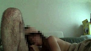 asian with big tits sucking cock 😏