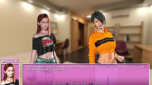 hot steamy shower in summer city hentai scene