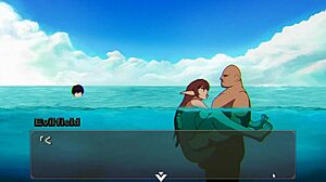 Hentai Game NTR: Friend Gets Fucked Hard On The Beach.