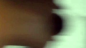 black amateur bends over for doggystyle