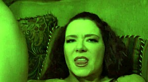 Busty Bodybuilder Flexes And Fucks Like Crazy!