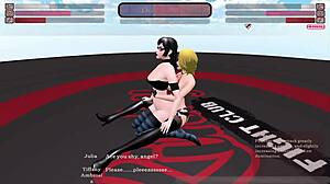 Kinky Fight Club: Tiffany Ambrosia Battles Julia