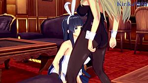Ikaruga and Katsuragi Bunny Girl Have Wild Futanari Sex!