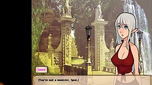 wet hentai pussy teased in league of legends parody