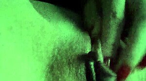 Squeezing Clitoris On Sensitive Shaved Pussy After Fuck