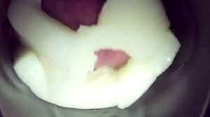 Wow, check inside my fleshlight with messy creampie!