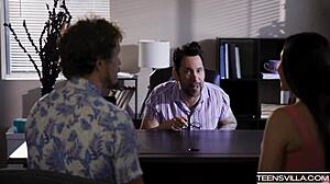 Have you seen Seth Gamble fucking Chanel Camryn in So Extra Part 3 hardcore scene?