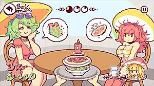 i'm thrilled with futanari hentai game ep 3, happy customer flashing boobs for cumshots