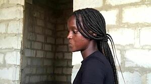 Crazy Bitch Strips Down to G-String in Wild Tease