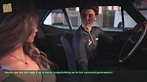 Blonde MILF wife and stepmother SAM flaunts BIG ASS in missing scene