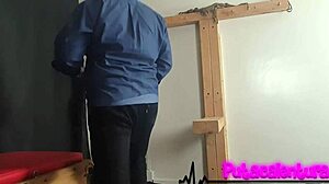 Vild fejring, moden fyr binder 18-årig kæreste Yamileth Ramírez op til bondage og borer hende hårdt, ups!