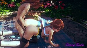 Elsa And Anna Fucked In Frozen Hentai Threesome