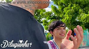 i invited that hot young guy after school for some wild fucking in my apartment