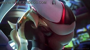 d va, mercy, n widowmaker in hot lesbian action, oops!