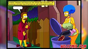 Wow, Simptoons delivers epic Simpsons butt action!