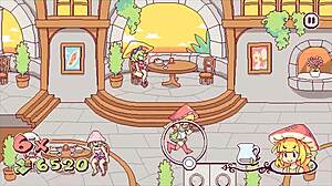 i'm thrilled with futanari hentai game ep 3, happy customer flashing boobs for cumshots