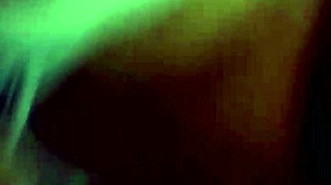 My Colombian lover's so wet, big tits bouncing as she rides hard!