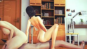 boruto hentai: sarada in 69 and threesome with hinata, so hot