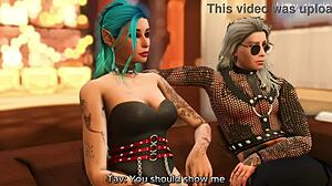 astarion and halsin double penetrate horny tav in wild 3d baldurs gate animation