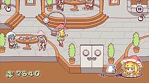 i'm thrilled with futanari hentai game ep 3, happy customer flashing boobs for cumshots