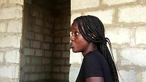 Crazy Bitch Strips Down to G-String in Wild Tease