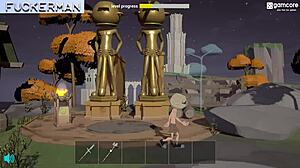 Fuckerman Ero Ring Gameplay with Monster Cock