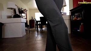 Girls Pissing Pants in Desperation Fetish