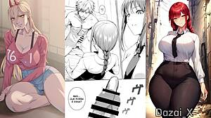 Makima Chains And Binds Denji In Intense Bondage Scene