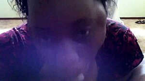 Sloppy Oral Performance By Ebony Actress On Black Partner