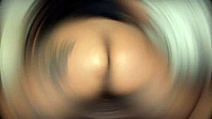 Habesha Babe Shows Off Big Pussy and Shaved Lips for Blowjob