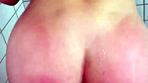 Lacey Lennon gets pounded in bathtub.