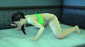Laura Matsuda devours huge cock in 3D action