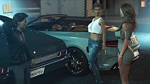 Blonde MILF wife and stepmother SAM flaunts BIG ASS in missing scene