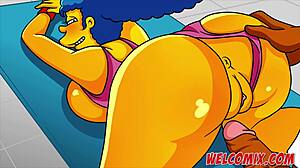 Wow, Simptoons delivers epic Simpsons butt action!