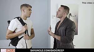 Stepdad Blackmails Stepson for Oral Action in Gay Encounter