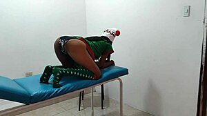 sensual indian elf has sex fantasies on hospital gurney