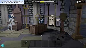 Fuckerman Ero Ring Gameplay with Monster Cock