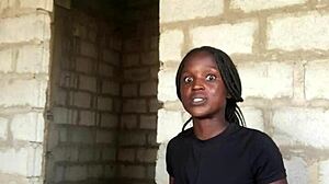 Crazy Bitch Strips Down to G-String in Wild Tease