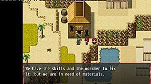 nun's first blowjob ends with facial in harem game